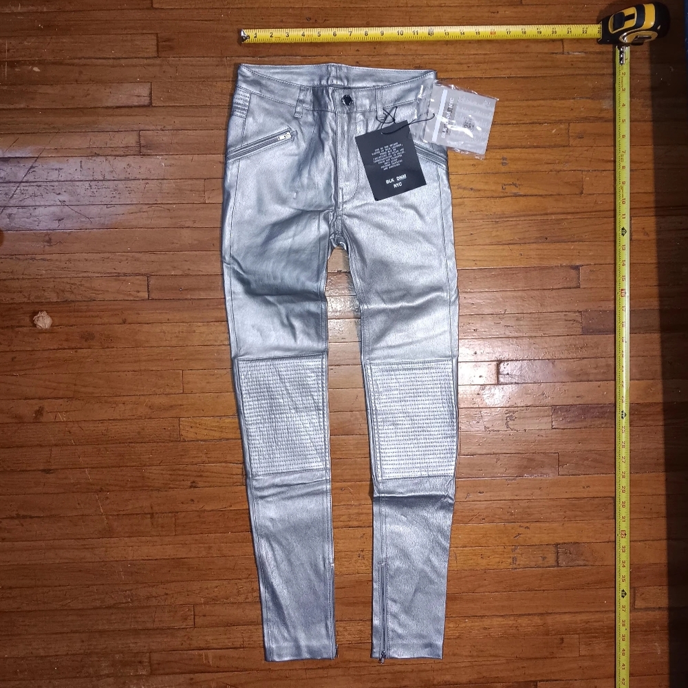 BKL DNM leather motorcycle pants